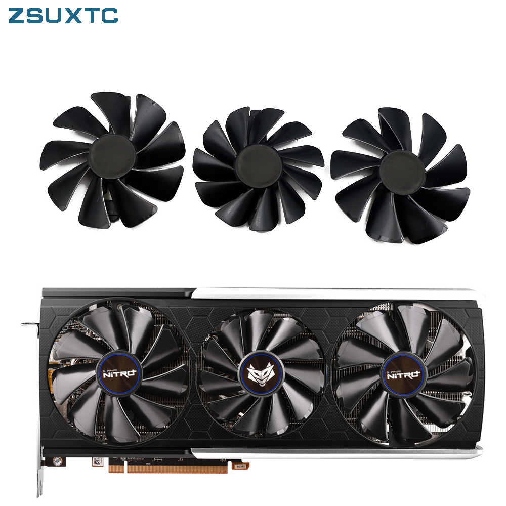 Rx 5700 Xt 8Gb Video Card - FD10015M12D FDC10H12D9-C 95mm 85mm RX5700 ventilador