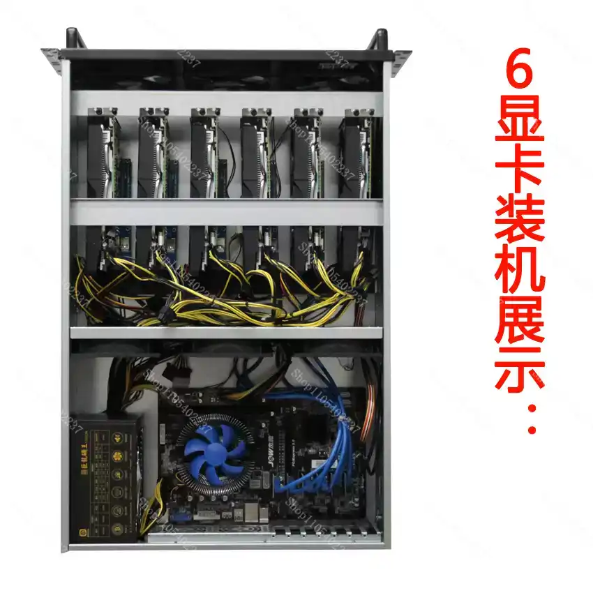 Chasis Multi-GPU 4U para 6/8 T - 8 Gpu 4U Server Chassis reseña y precio